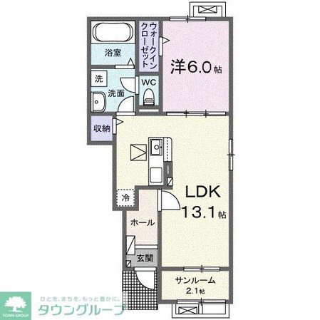 ヒカルサ加須ウエストIIの物件間取画像